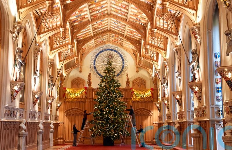 Festive welcome ready for German president from King and Queen at Windsor Castle