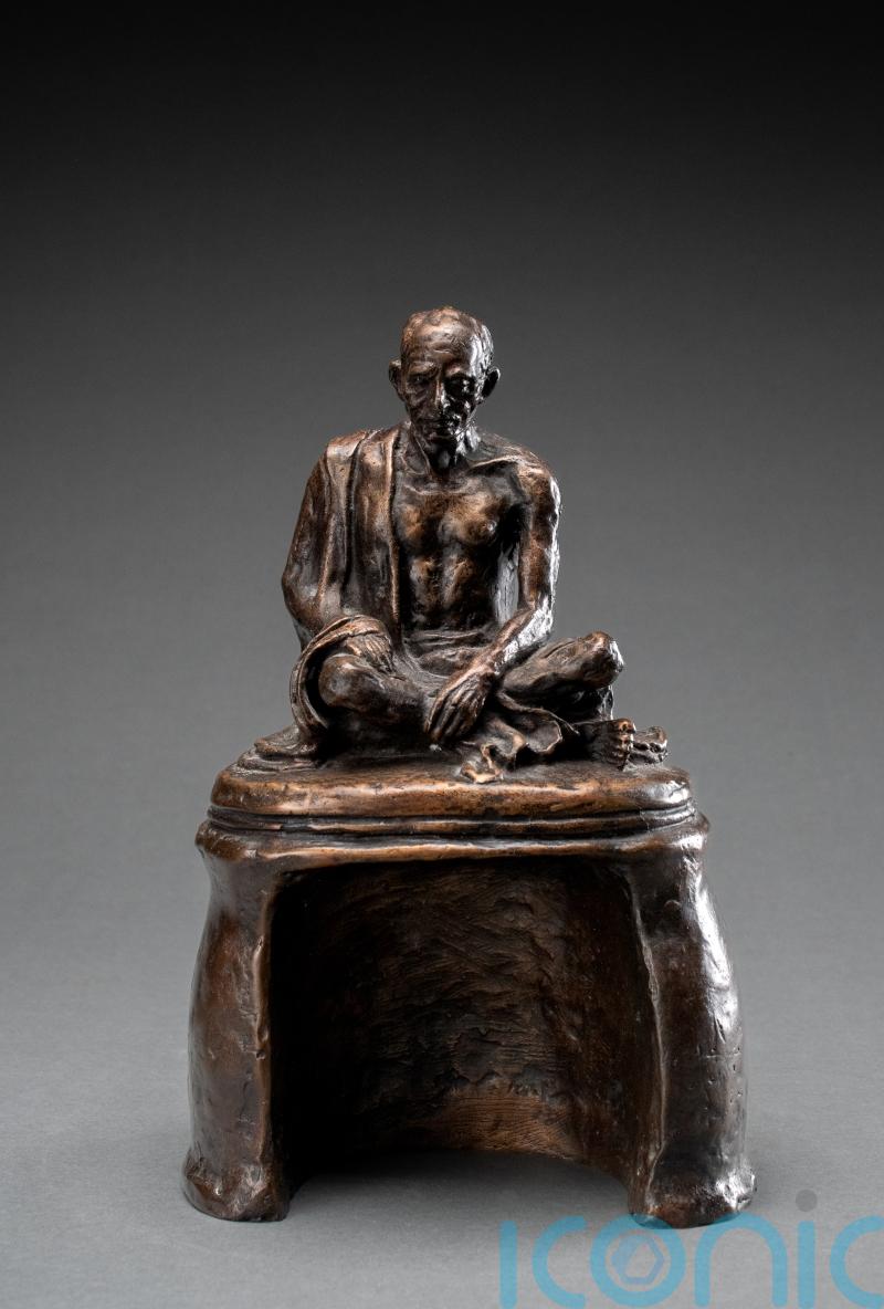 Miniature bronze model of Mahatma Gandhi statue could fetch thousands at auction