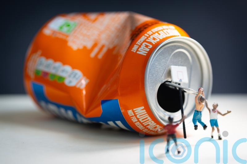 Tiny figures explore Irn-Bru cans in school project assisted by top photographer