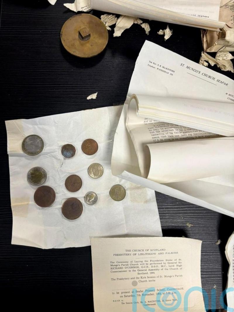 Time capsule found in rubble of landmark church following ‘deliberate’ fire