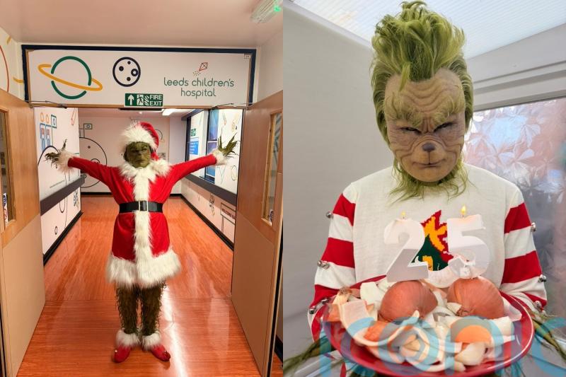 Grinch impersonator who visits hospitals to spread joy hopes to give character ‘new meaning’ on film’s 25th anniversary