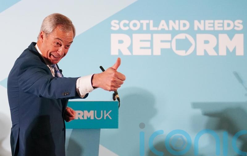 Farage hails Reform’s ‘fantastic’ first election win in Scotland