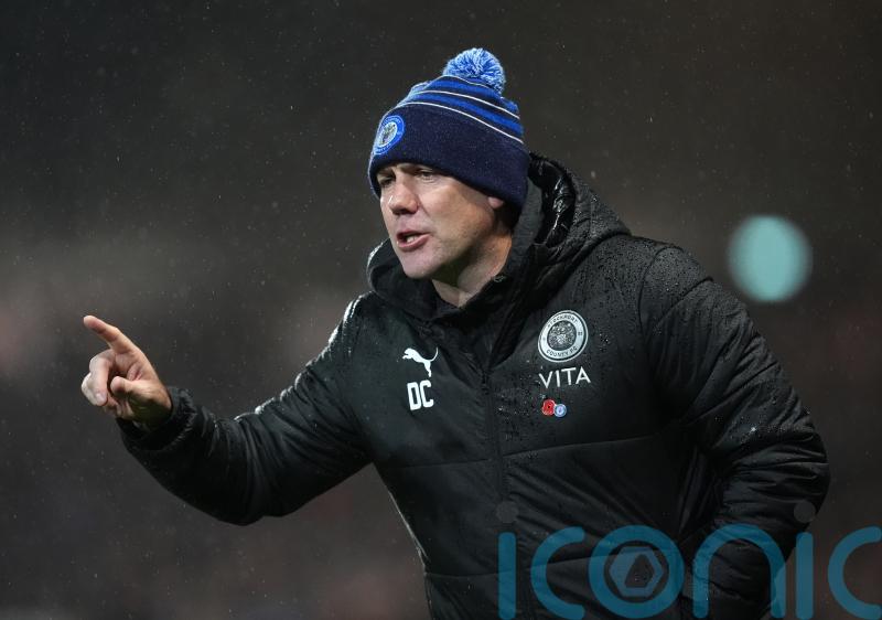 Stockport boss Dave Challinor fumes at his side’s display in loss to Stevenage