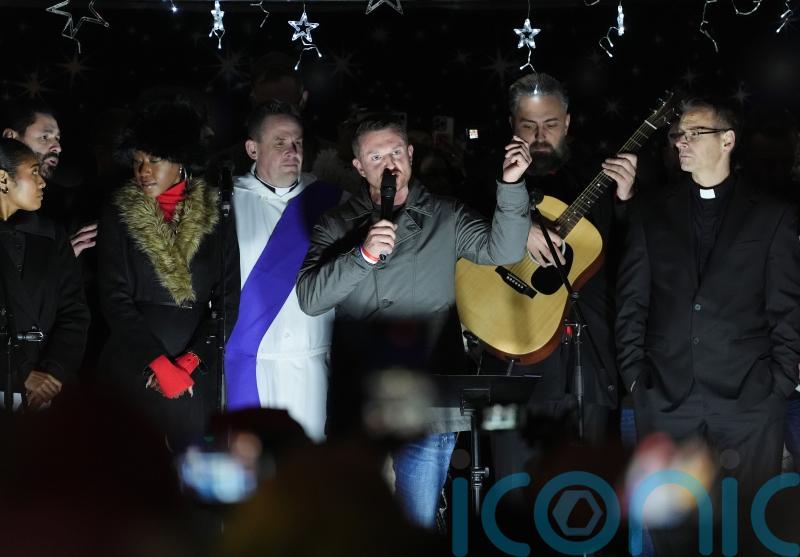 Far-right activist Robinson holds concert to ‘put Christ back into Christmas’