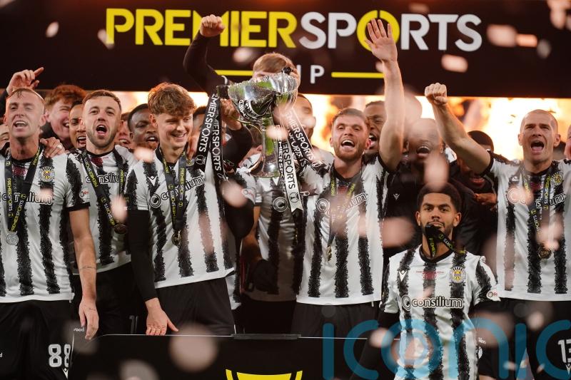 St Mirren stun Celtic to win Premier Sports Cup thanks to Jonah Ayunga double