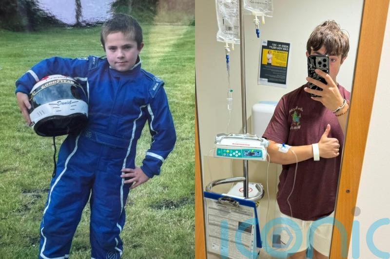 Racing driver, 22, has career stalled by kidney dialysis and wait for transplant
