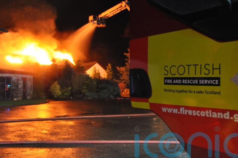 Fire affecting &lsquo;multiple&rsquo; heavy goods vehicles in Fife