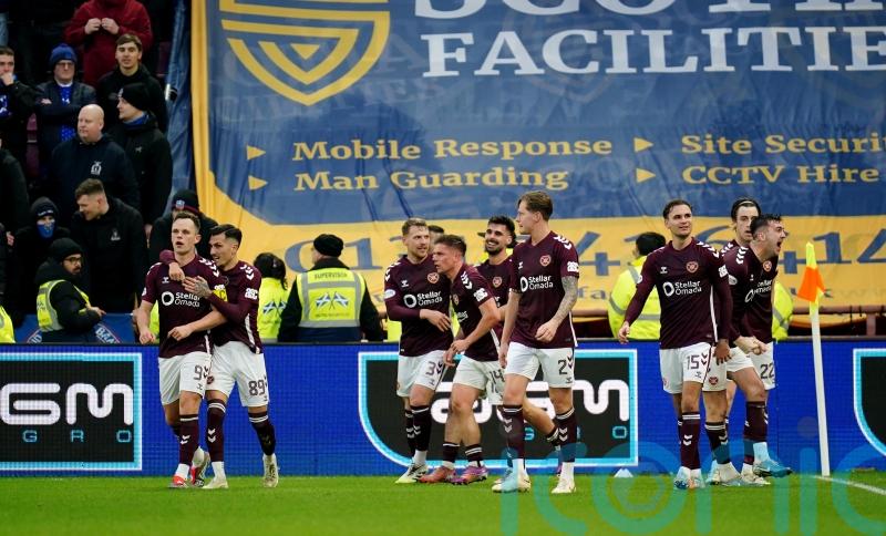 Hearts strengthen their position at the top with win over Rangers