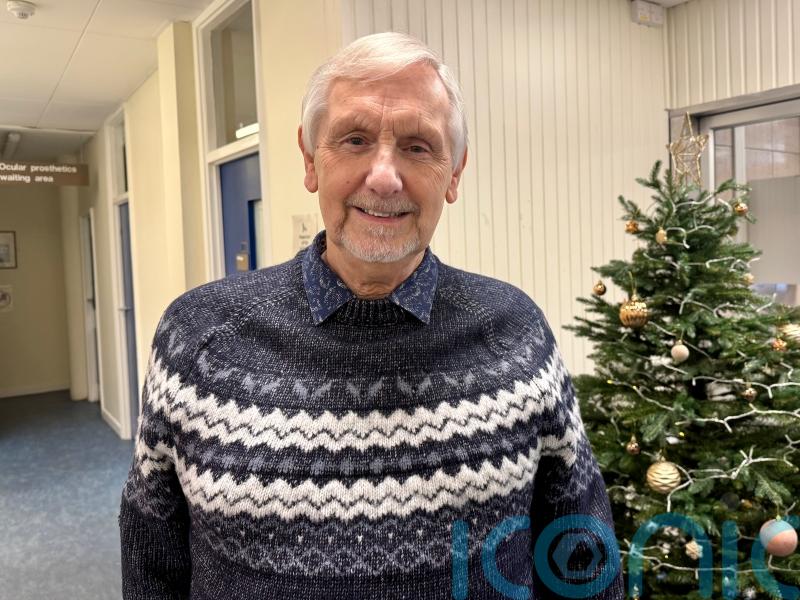 Cornea transplant means man can see Christmas properly for first time in years