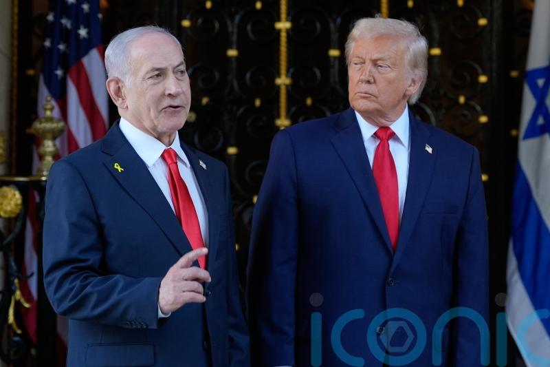 Trump warns Iran on nuclear revival as he hosts Israel&rsquo;s Netanyahu
