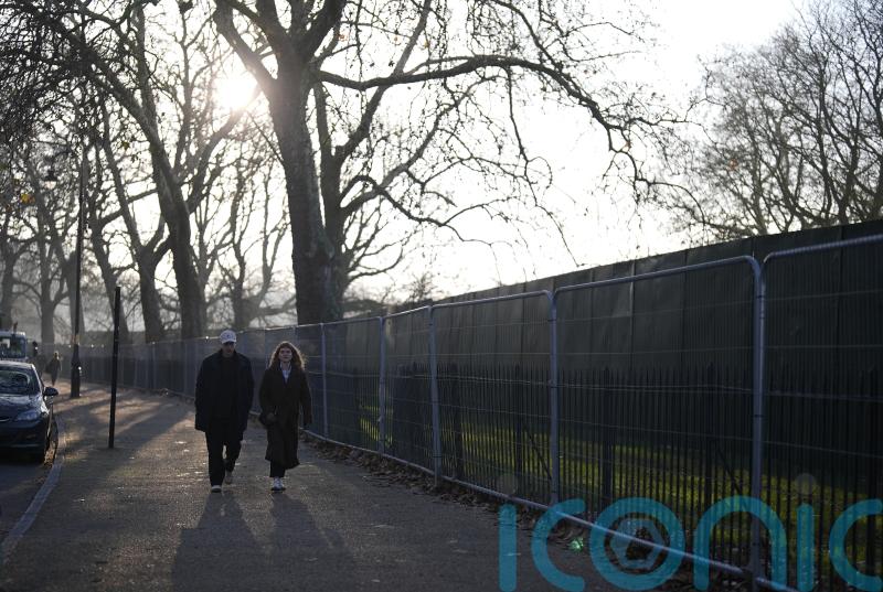 Outrage at &lsquo;grotesque&rsquo; fencing around London park to stop New Year&rsquo;s Eve revelry