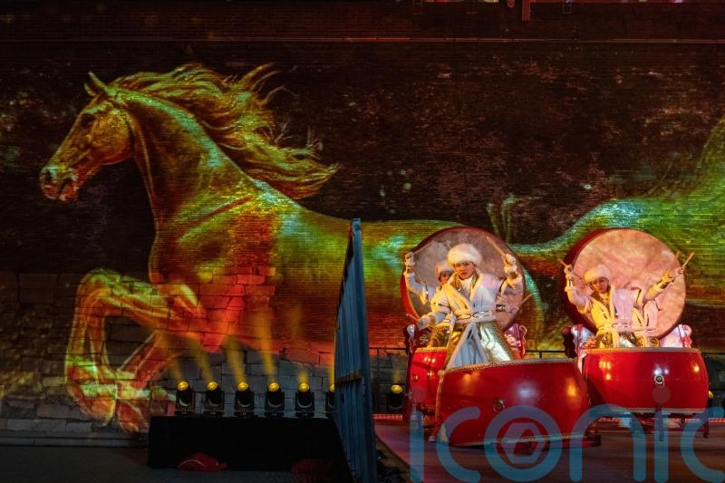 In Pictures: People cheer as fireworks and drummers mark the start of a new year