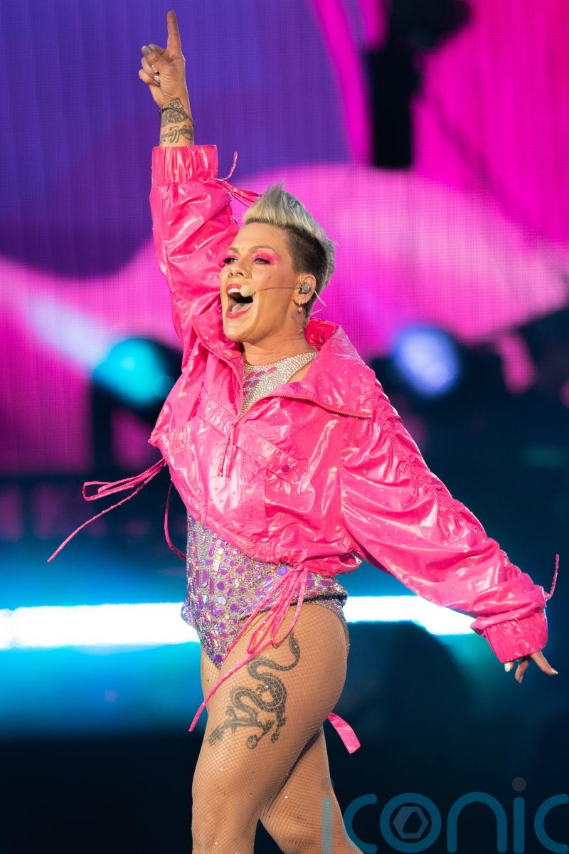 Singer Pink rings in new year from hospital bed after surgery