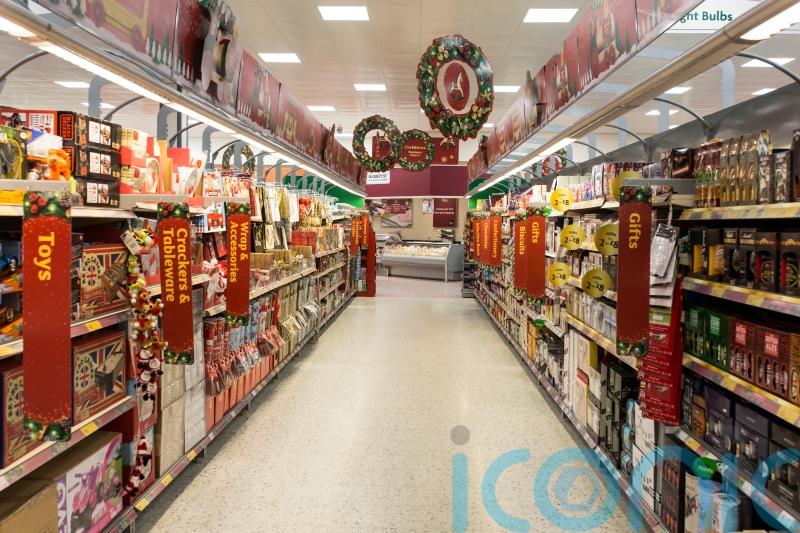 Shoppers spent average of &pound;476 at supermarket in December as inflation eased