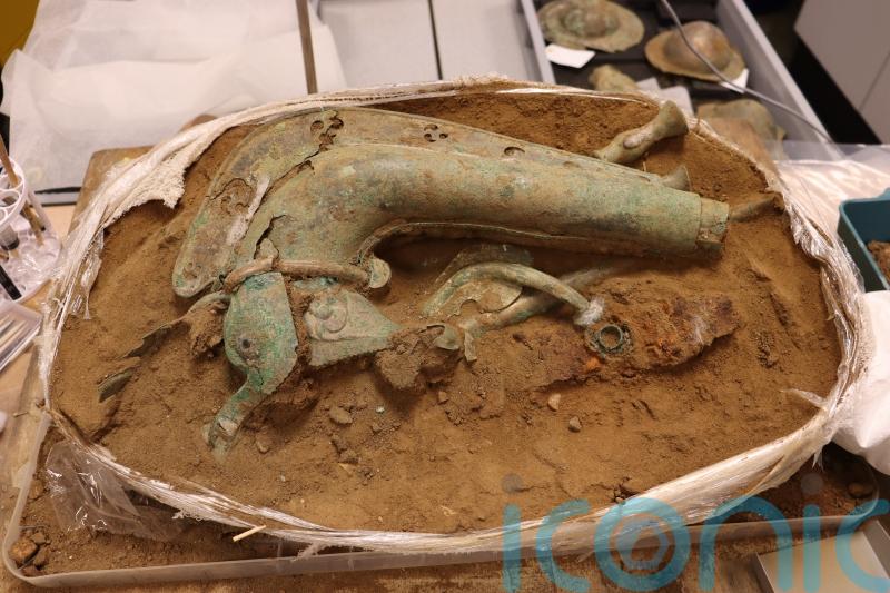 Near-complete Iron Age battle trumpet unearthed in Norfolk