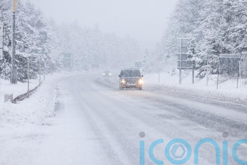 Part of motorway shut following &lsquo;multiple collisions&rsquo; in icy conditions