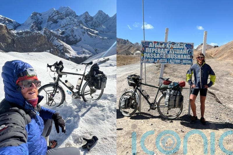 Man, 26, cycles from Cheshire to Thailand, pedalling 120km a day and braving jungles, snow and deserts