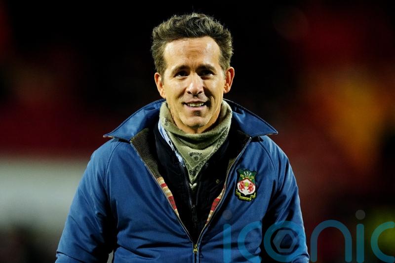 Ryan Reynolds chats to fans at Wrexham&rsquo;s FA Cup clash with Nottingham Forest