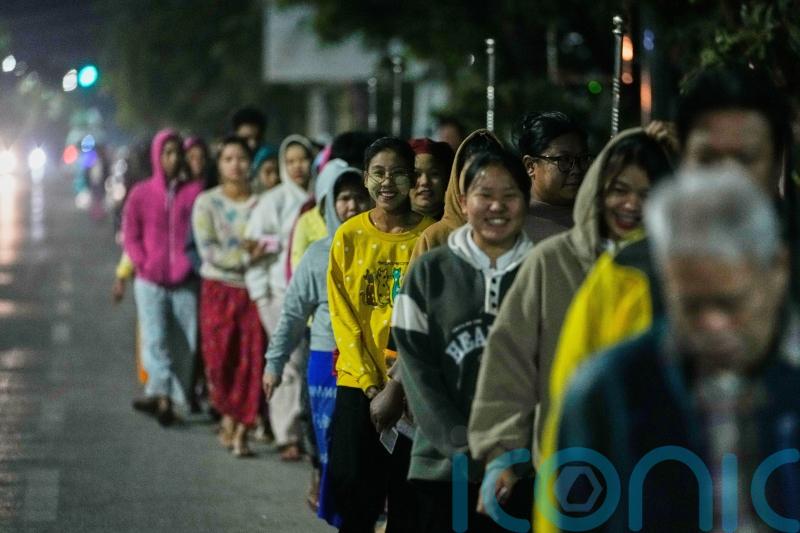 Myanmar holds second round of voting in first election since military takeover