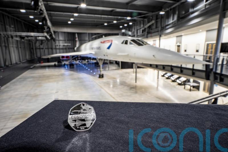 Concorde 50p coin takes off as Royal Mint celebrates supersonic aircraft
