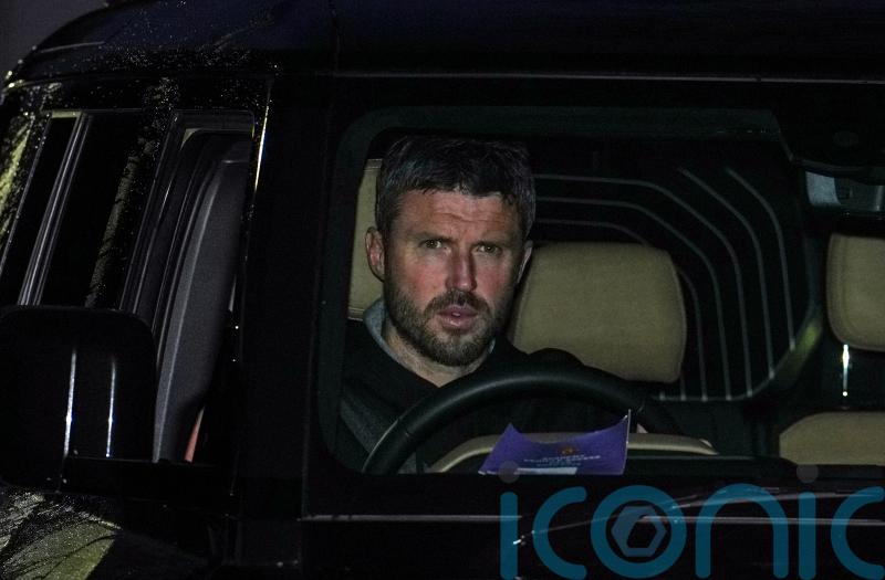 Michael Carrick arrives at Carrington for first full day as Man Utd head coach