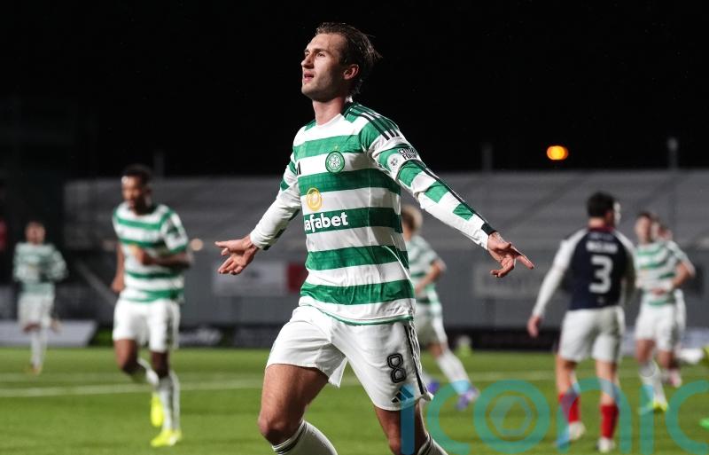 Celtic move up to second as Benjamin Nygren&rsquo;s header sinks Falkirk