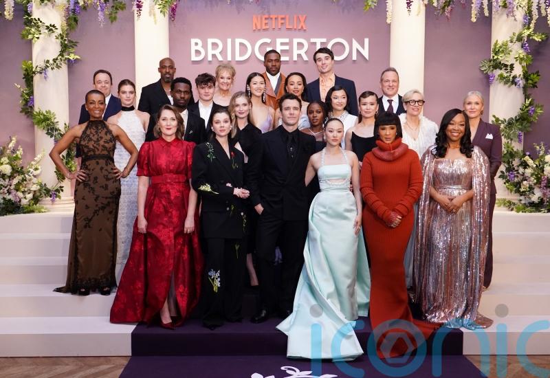 Bridgerton stars attend season four premiere in Paris