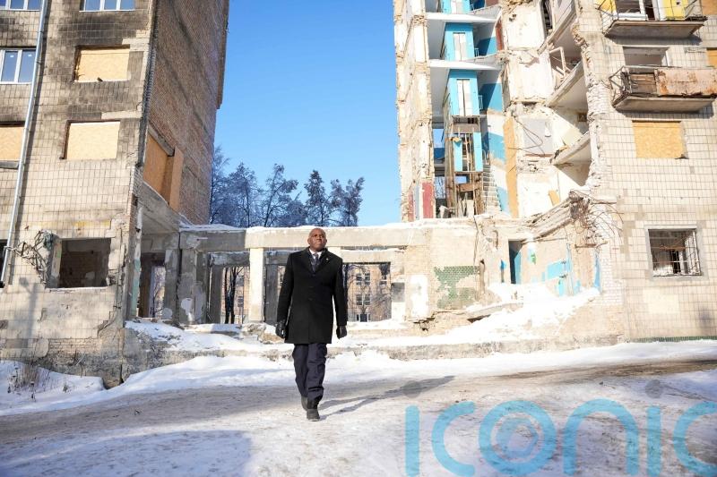 Britain and Ukraine stand &lsquo;shoulder to shoulder&rsquo;, Lammy says on Kyiv visit