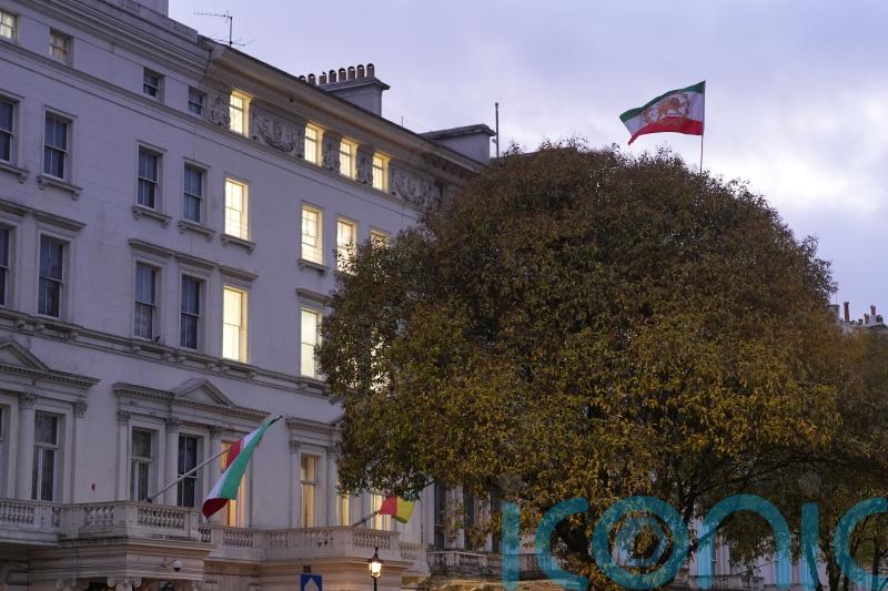 Four police hurt and 14 arrests made during Iranian embassy protest