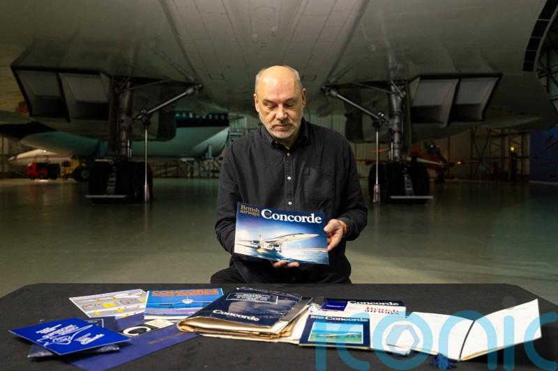 Passenger on first BA Concorde flight donates mementoes to museum