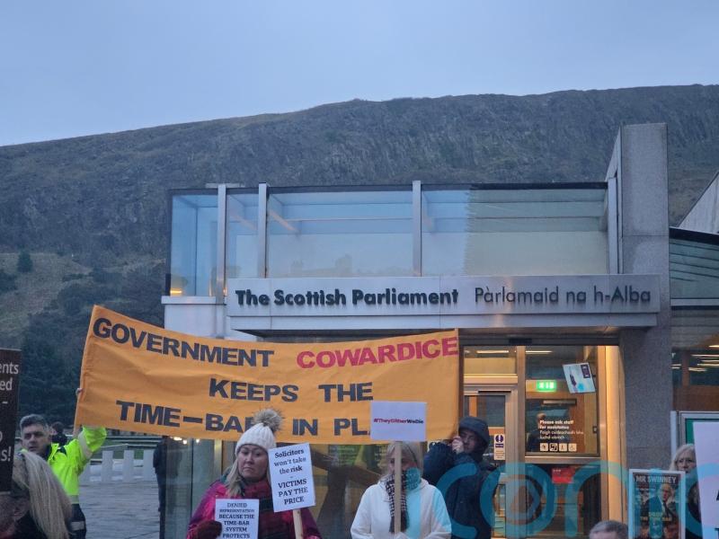 Eljamel patients in Holyrood rally to call on First Minister to remove time-bar