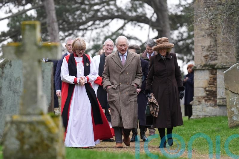 King attends church service with incoming Archbishop of Canterbury