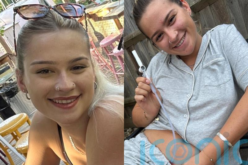 Woman, 21, faces losing her bladder after being diagnosed with &lsquo;heartbreaking&rsquo; rare urinary condition