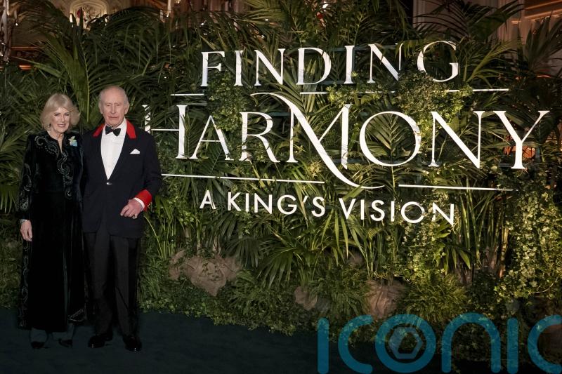 Stars attend premiere for film about King&rsquo;s environmentalism in royal first