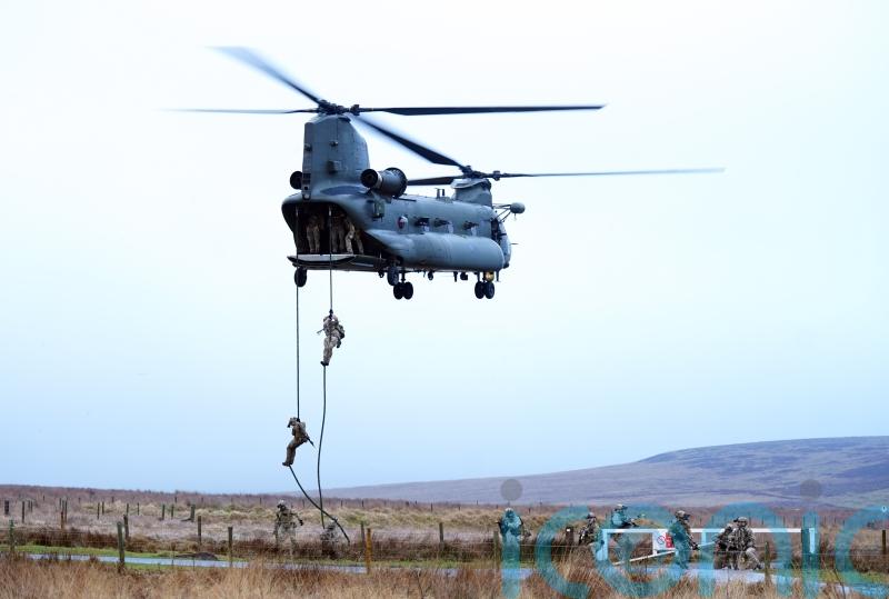 British troops on moorland exercise ahead of Nato special operations forces role