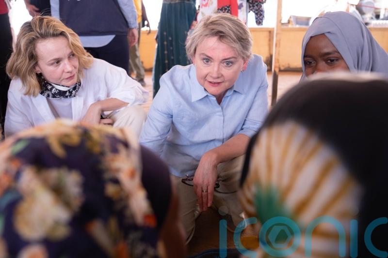 World has failed Sudan sexual violence survivors, Yvette Cooper says