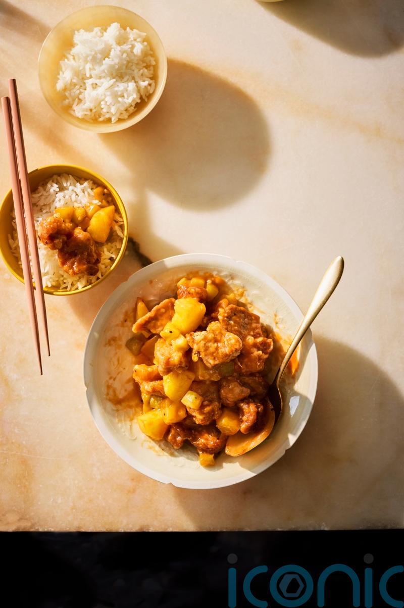 Ping Coombes&rsquo; sweet and sour pork with pineapple and kiwi recipe