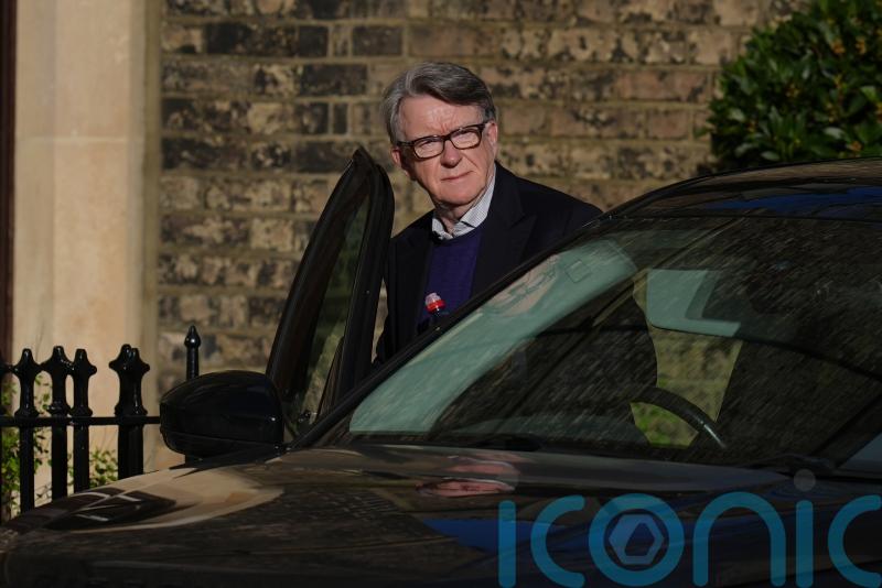 Lord Mandelson seen for first time since being asked to speak at Epstein probe