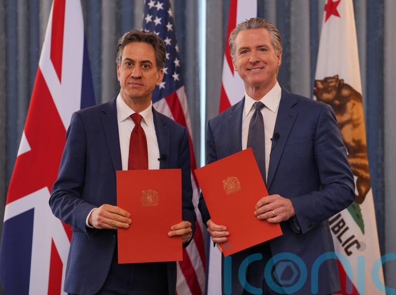 Trump slates clean energy deal between Miliband and California governor