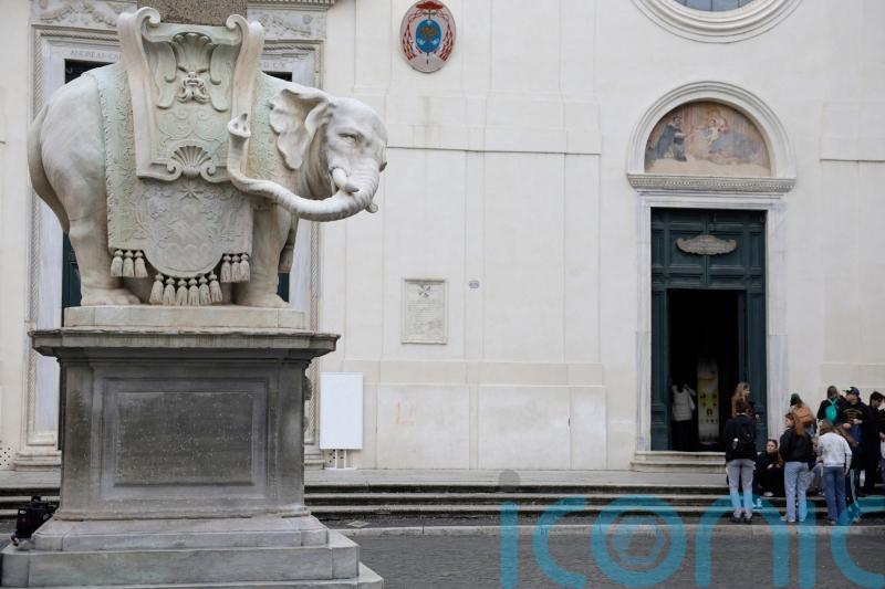 Rome&rsquo;s Bernini elephant sculpture loses tip of its tusk &ndash; again