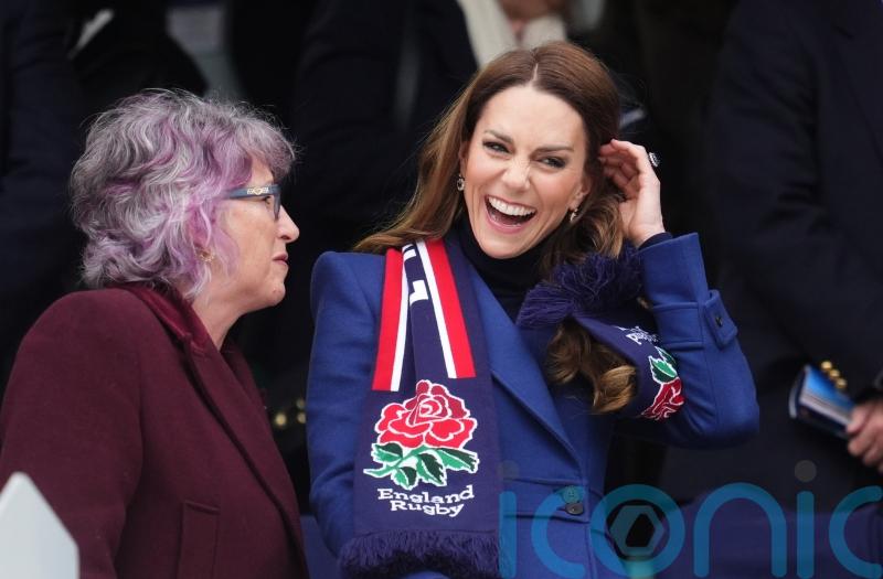 Kate watches rugby in first public appearance since Andrew arrest