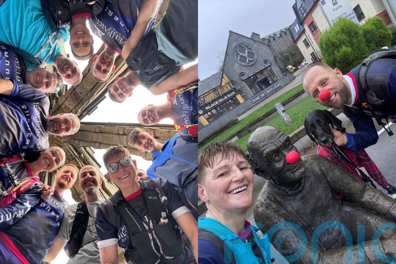 Scottish runners inspired by Jamie Laing take on &lsquo;monster&rsquo; 10-day ultramarathon from Glasgow to London for Comic Relief