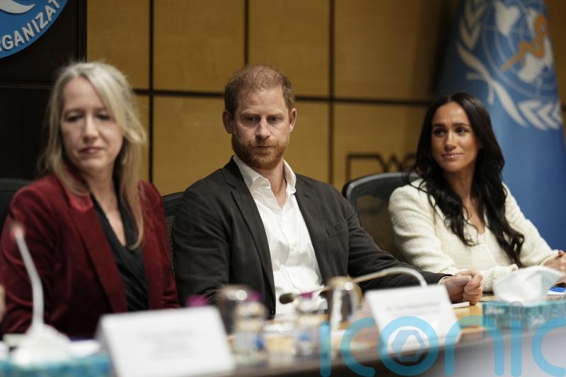 Sussexes start two-day Jordan visit with roundtable summit on refugees&rsquo; needs