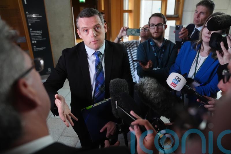 Tory MSP Douglas Ross barred from chamber after clash with Presiding Officer