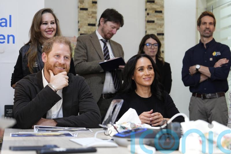 Sussexes visit World Central Kitchen in Jordan to hear of Gaza aid logistics
