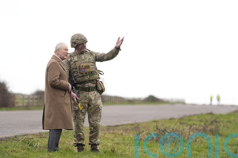 King to witness military air power in first visit to regiment group at barracks