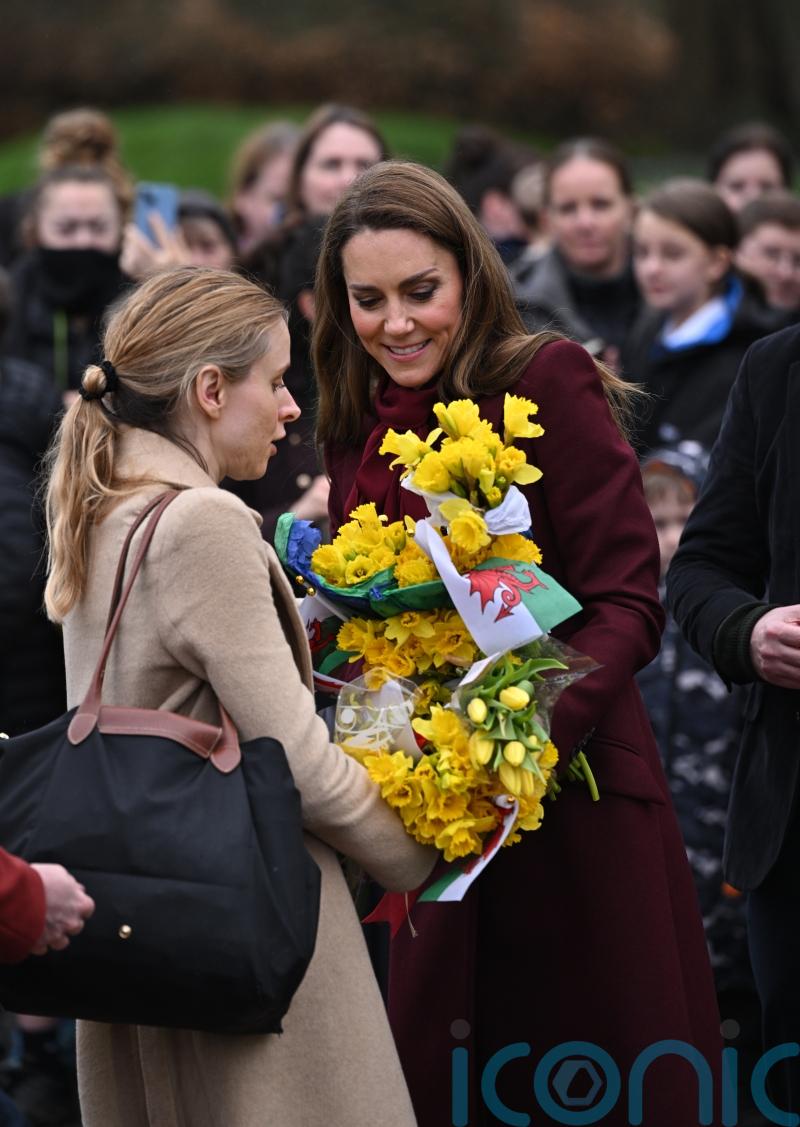 Kate shares message in Welsh for first time to mark St David&rsquo;s Day