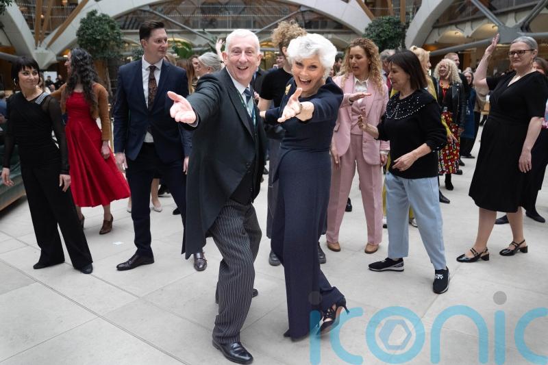Angela Rippon and Alex Kingston among Strictly stars teaching MPs to cha-cha-cha