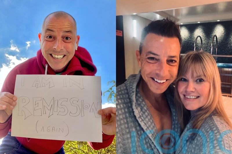 Man whose wife died of cancer after his cancer diagnosis has celebrated five years since remission and found love again