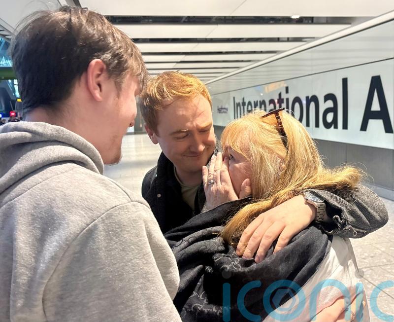 Couple back in UK after being stranded in Dubai tell of &lsquo;absolute chaos&rsquo;